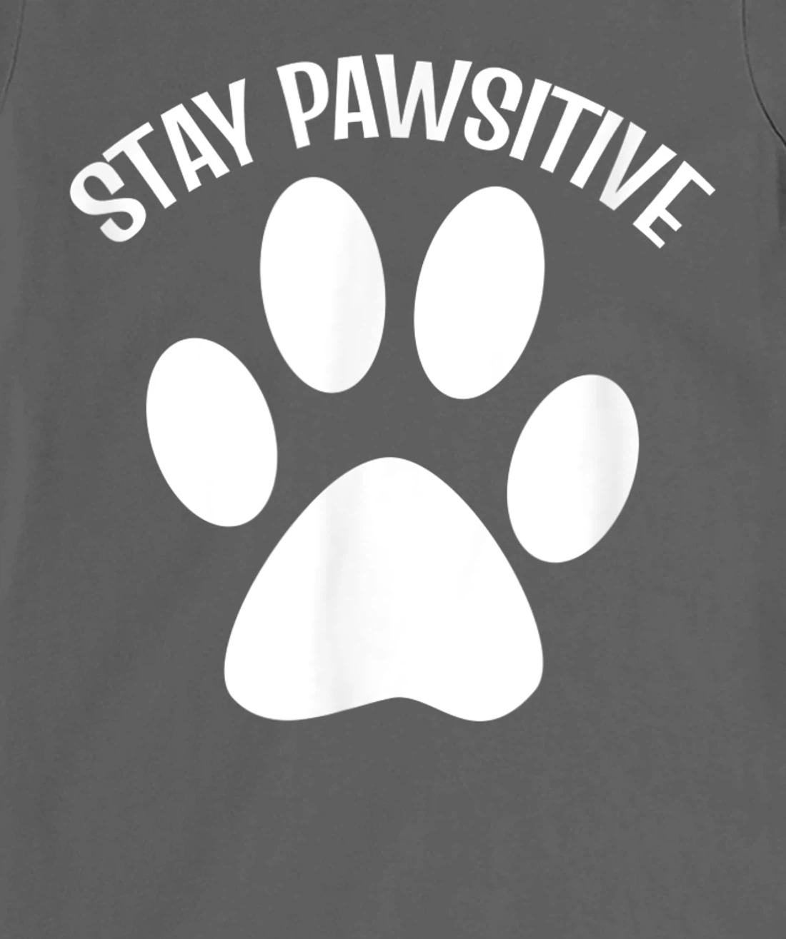 Stay Pawsitive Dog Person T-Shirt, Women T-Shirt