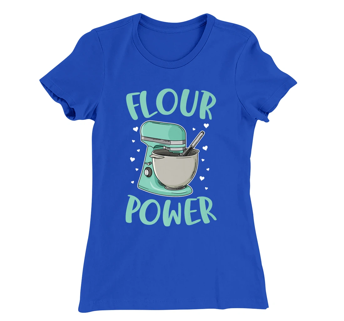 Flour Power Design for a Cupcake Bake T-Shirt, Women T-Shirt