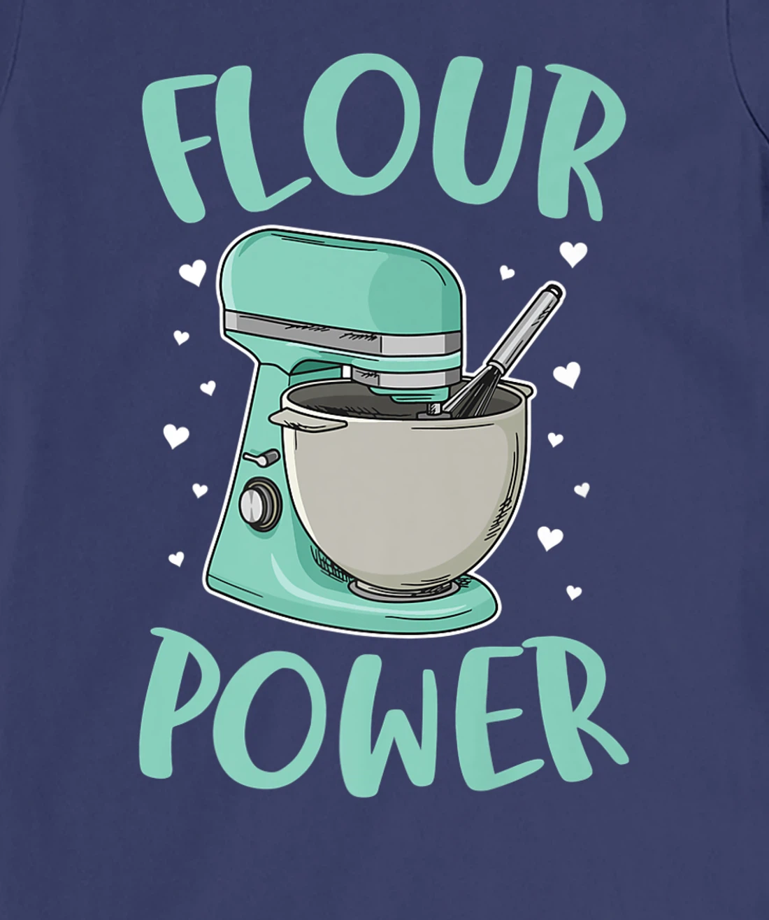 Flour Power Design for a Cupcake Bake T-Shirt, Women T-Shirt