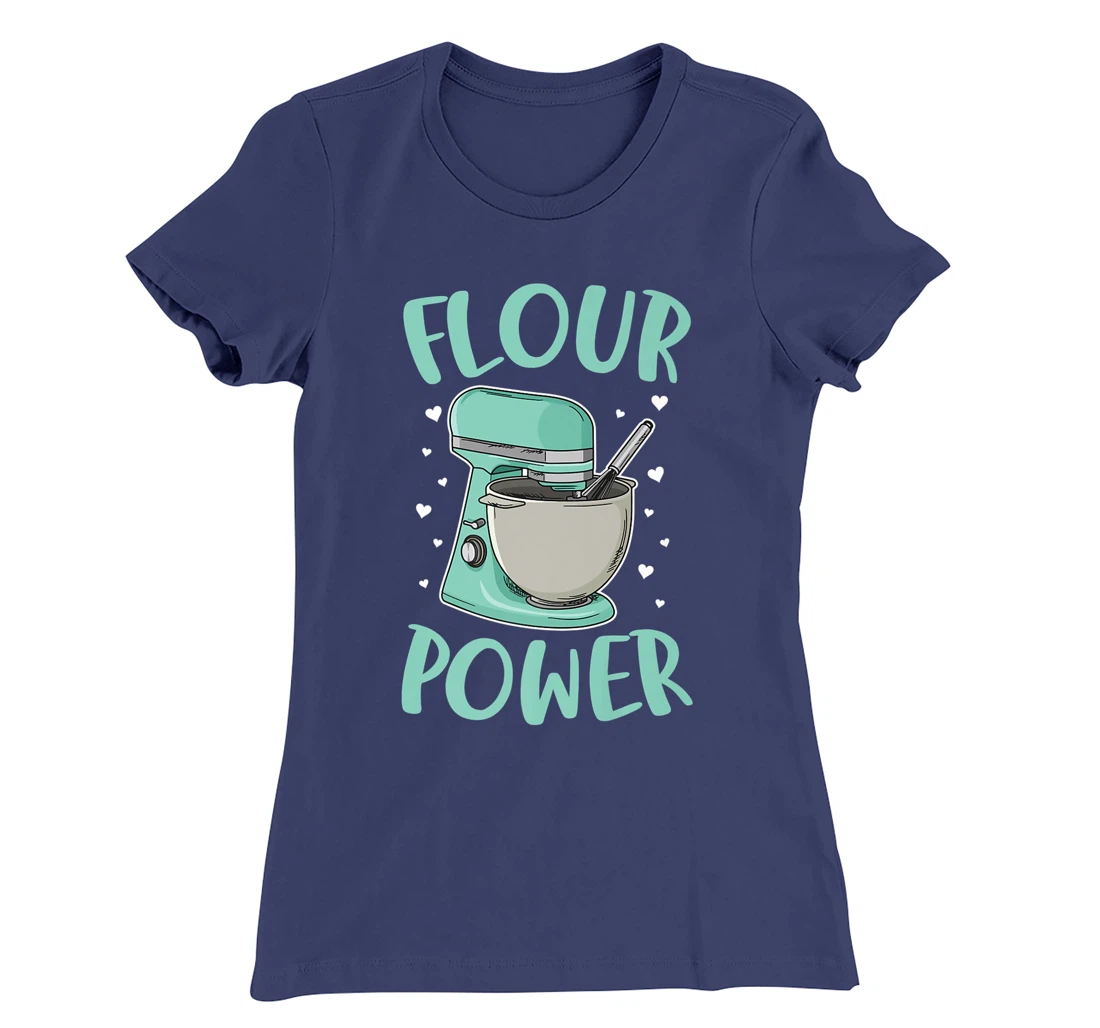 Flour Power Design for a Cupcake Bake T-Shirt, Women T-Shirt