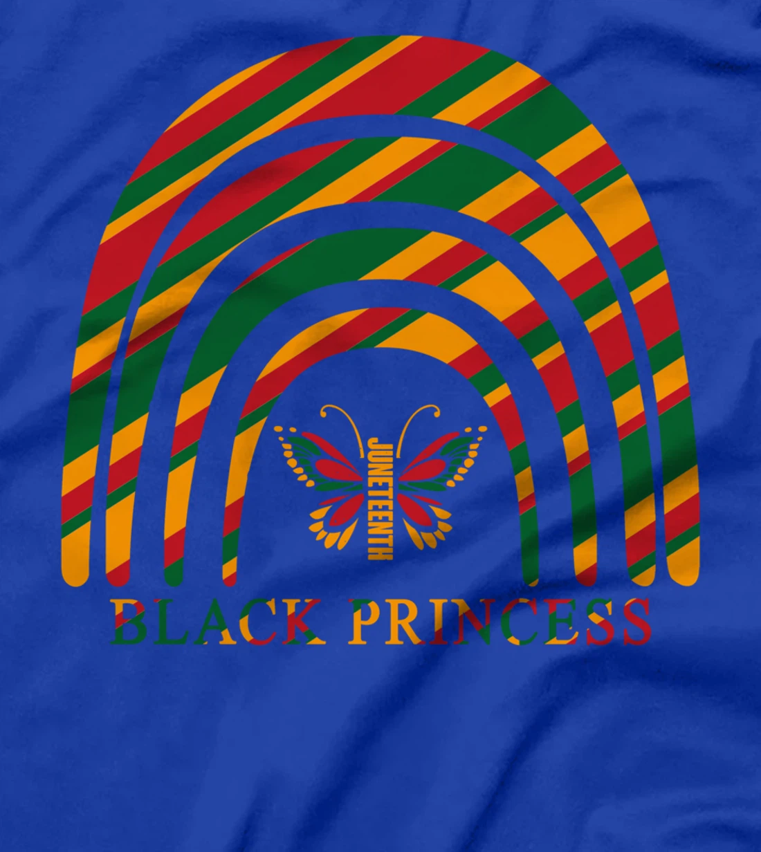 Juneteenth Princess Black African American Cute Women Girls T-Shirt