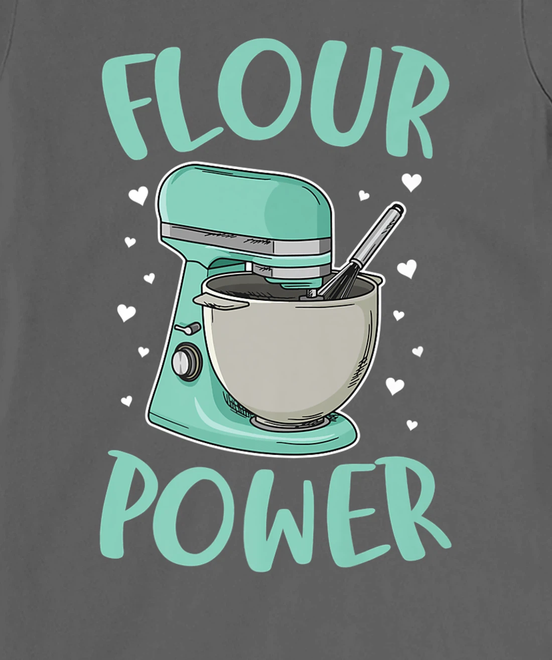 Flour Power Design for a Cupcake Bake T-Shirt, Women T-Shirt