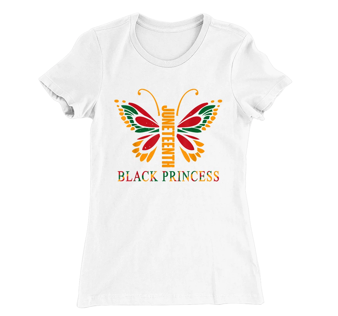 Juneteenth Princess Black African American Cute Women Girls T-Shirt, Women T-Shirt