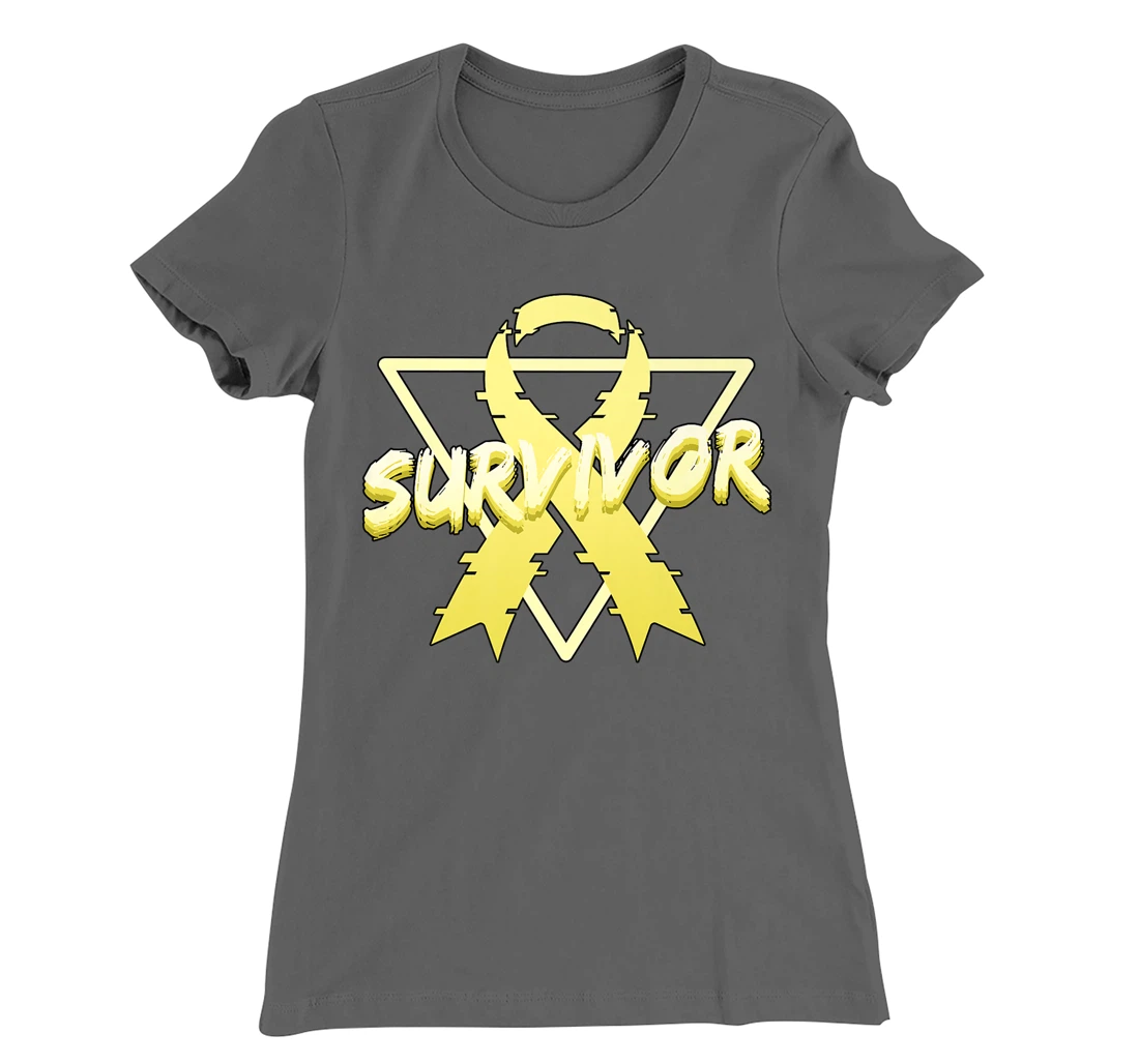 Sarcoma Cancer Awareness Survivor Vaporwave Aesthetic T-Shirt, Women T-Shirt