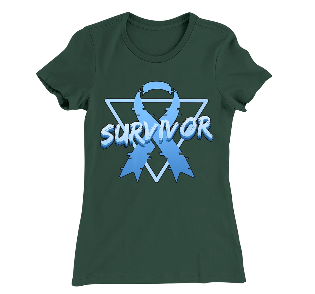 Colon Cancer Awareness Survivor Vaporwave Aesthetic T-Shirt, Women T-Shirt