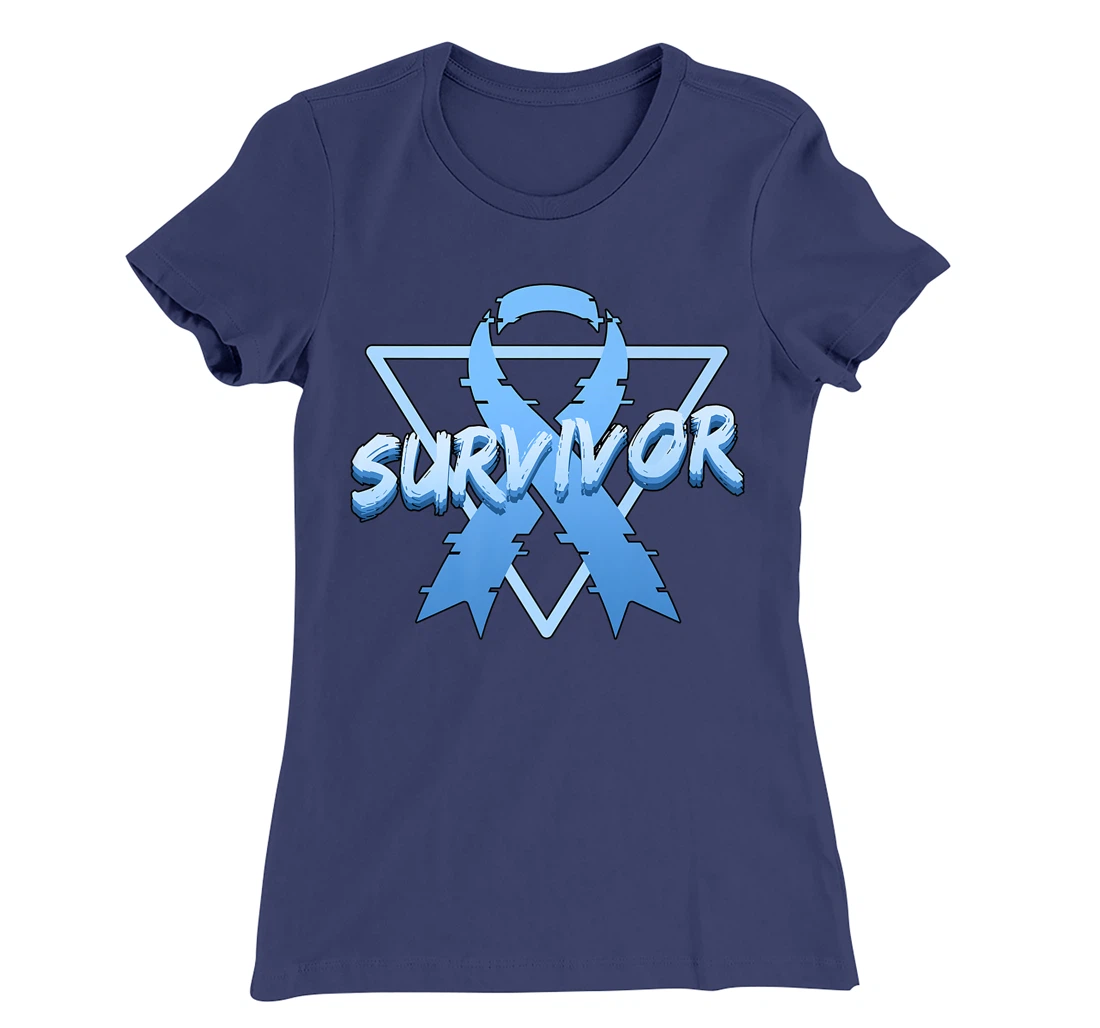 Colon Cancer Awareness Survivor Vaporwave Aesthetic T-Shirt, Women T-Shirt