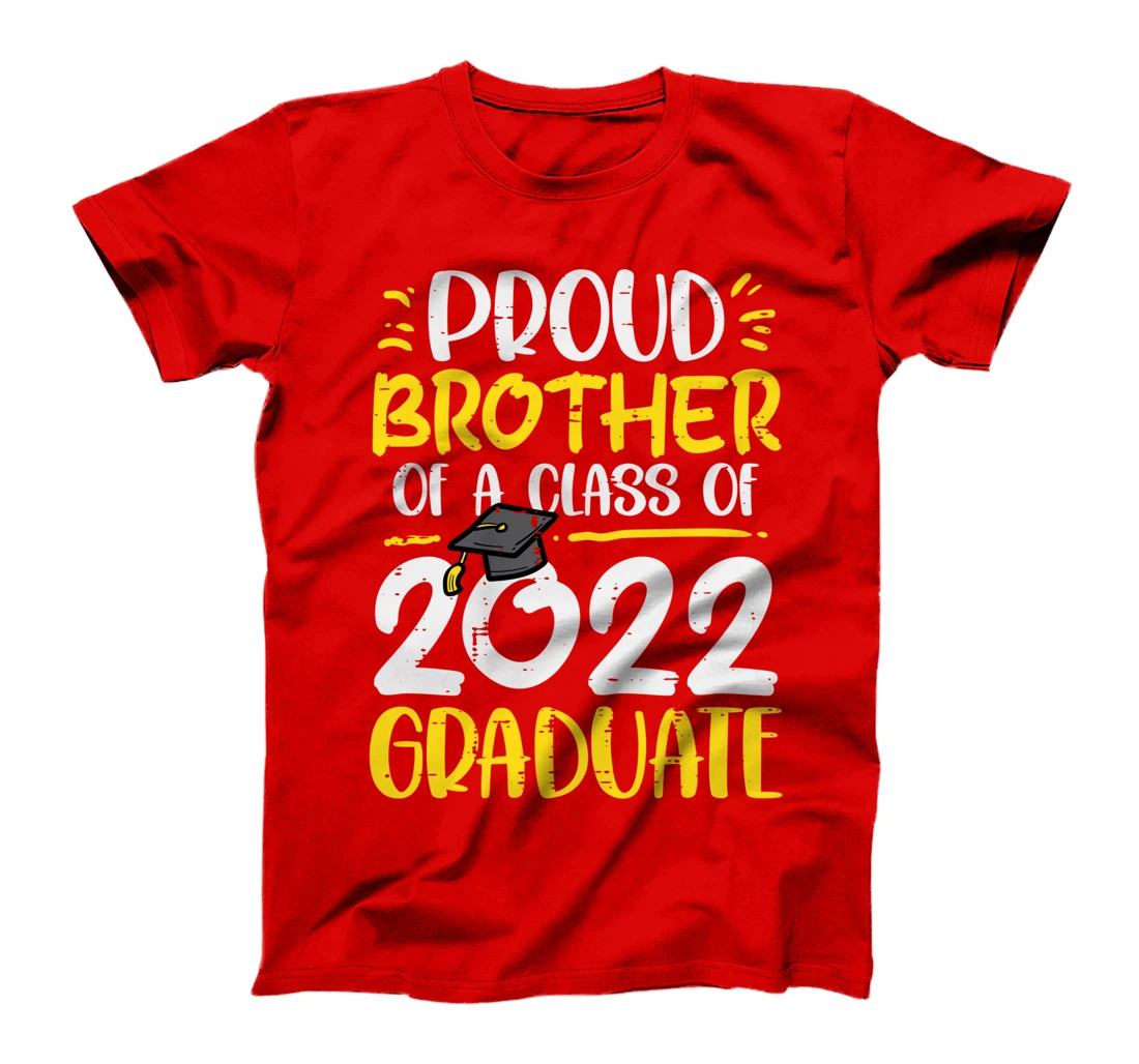 Proud Brother Of Class 2022 Graduate Graduation Family Boys T-Shirt