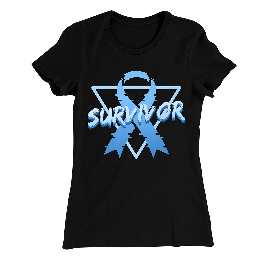 Colon Cancer Awareness Survivor Vaporwave Aesthetic T-Shirt, Women T-Shirt