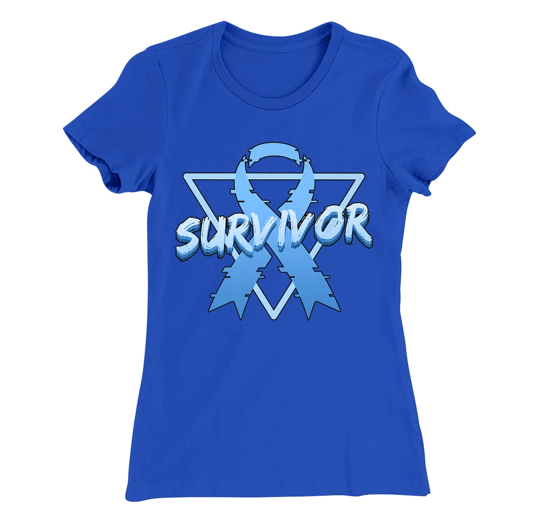 Colon Cancer Awareness Survivor Vaporwave Aesthetic T-Shirt, Women T-Shirt