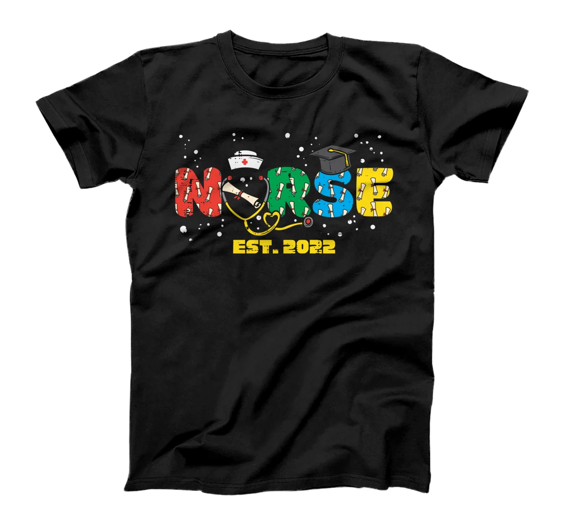 Nurse Est. 2022 Nursing School Graduation Graduate RN Women T-Shirt