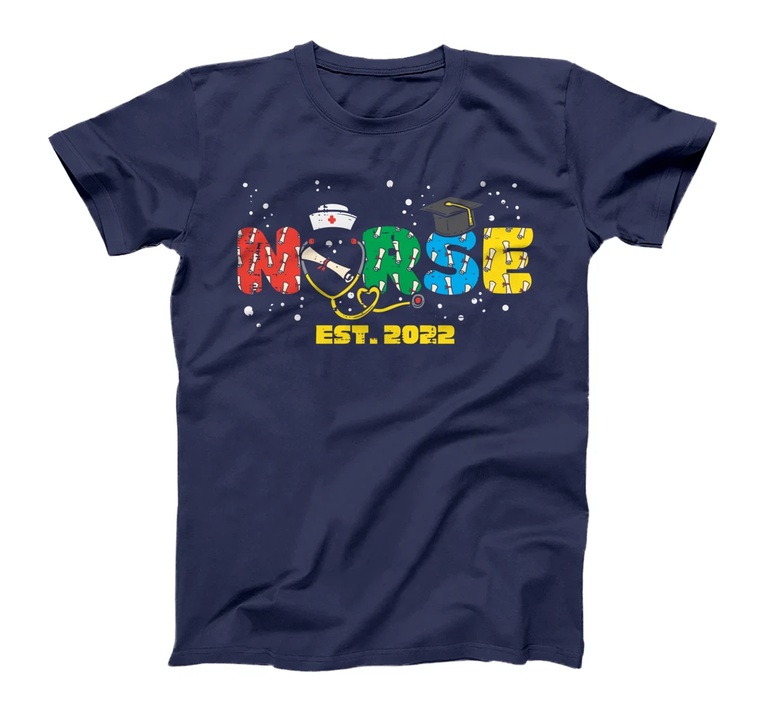 Nurse Est. 2022 Nursing School Graduation Graduate RN Women T-Shirt