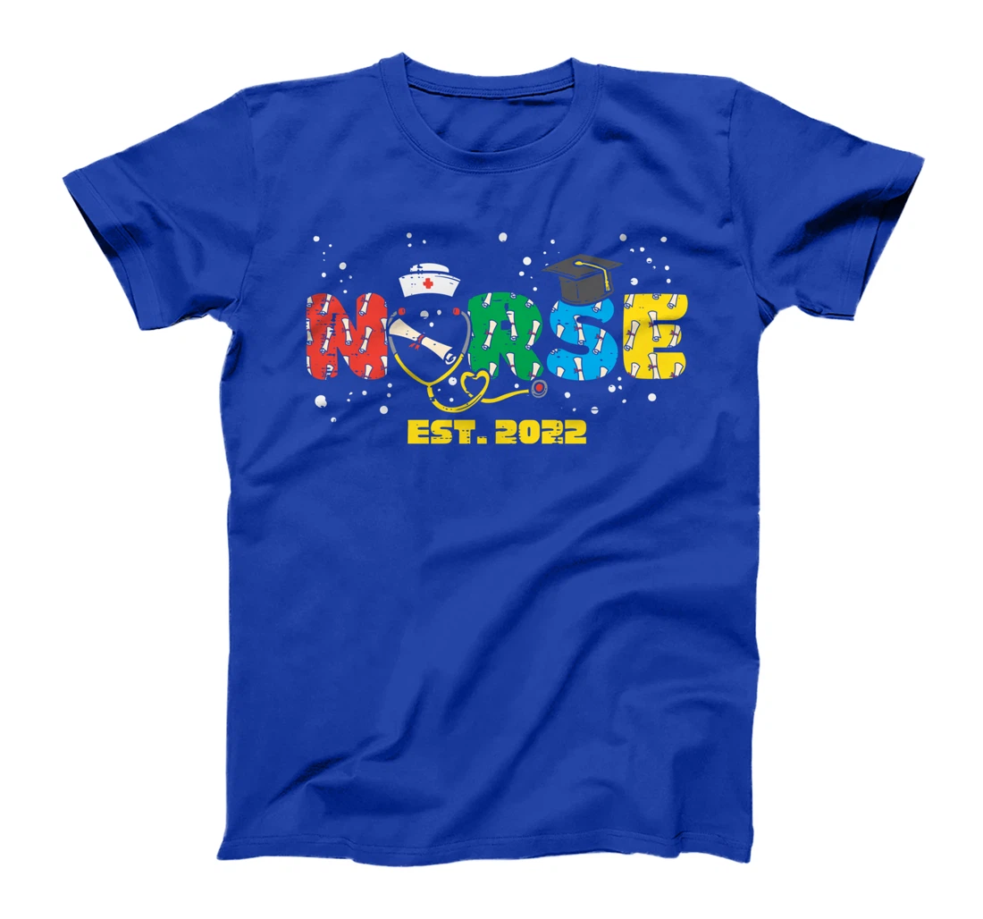 Nurse Est. 2022 Nursing School Graduation Graduate RN Women T-Shirt