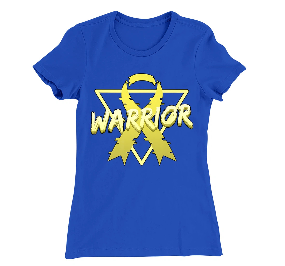 Bone Cancer Awareness Warrior Vaporwave Aesthetic T-Shirt, Women T-Shirt