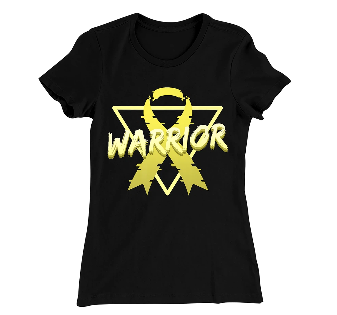 Bone Cancer Awareness Warrior Vaporwave Aesthetic T-Shirt, Women T-Shirt