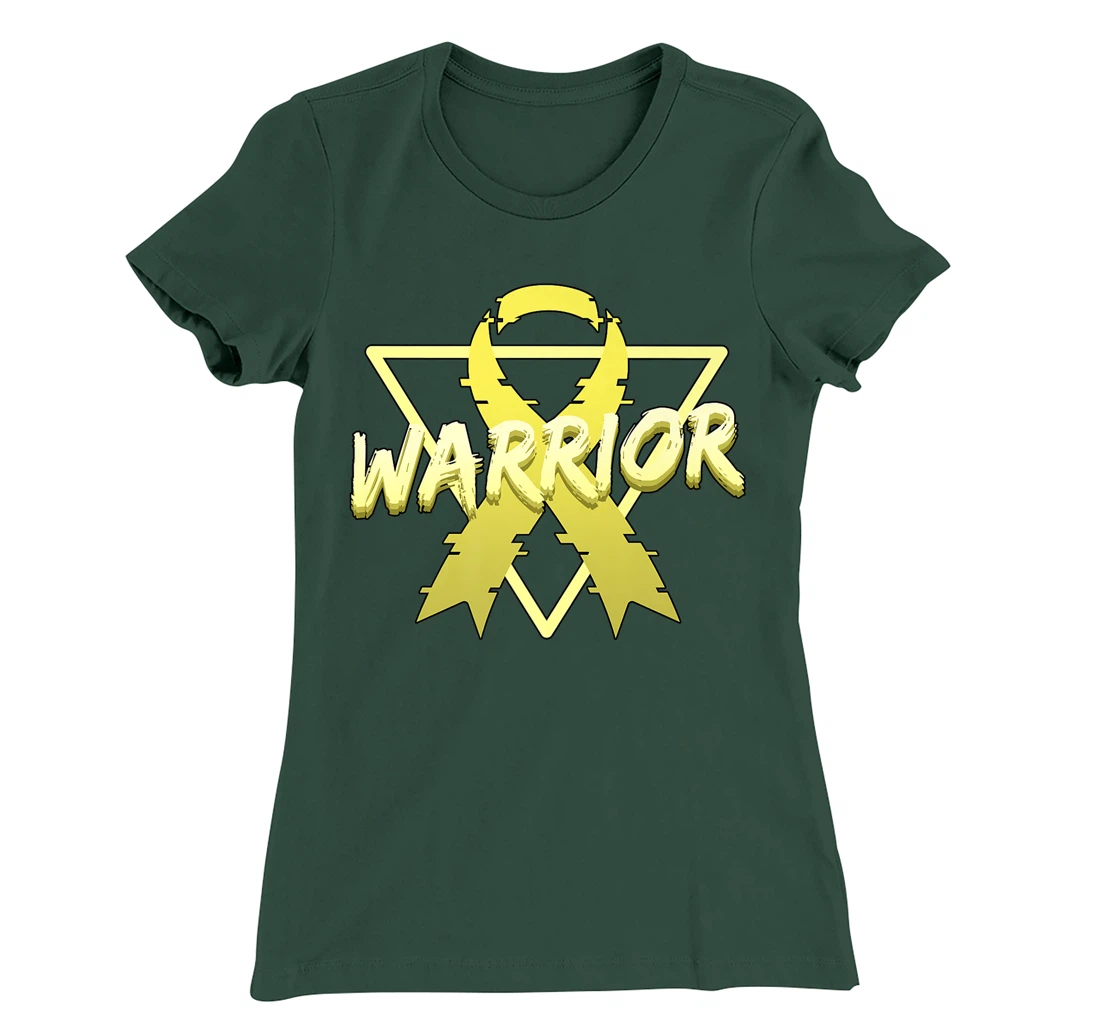 Bone Cancer Awareness Warrior Vaporwave Aesthetic T-Shirt, Women T-Shirt