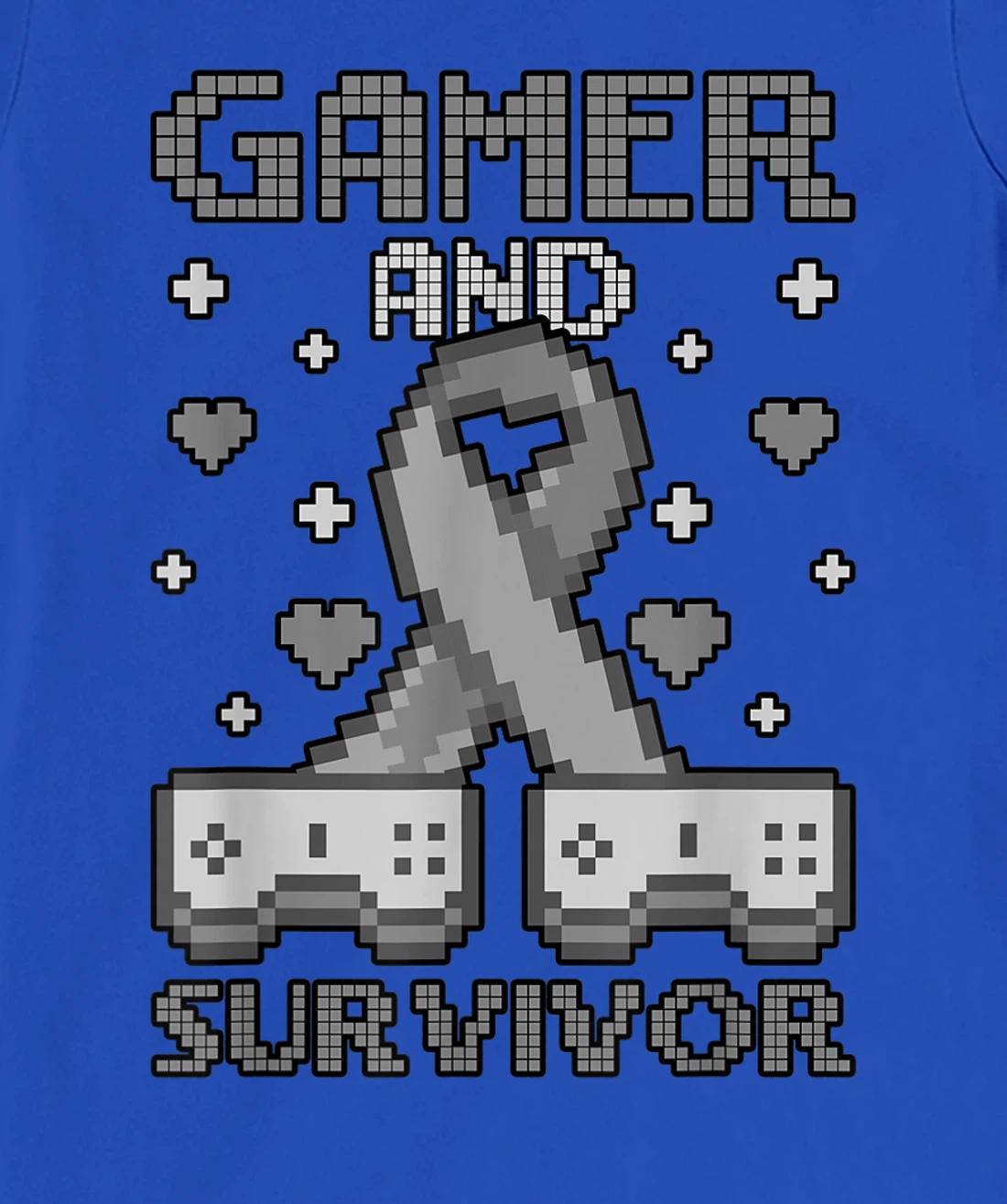 Skin Cancer Awareness Gamer And Survivor T-Shirt, Women T-Shirt