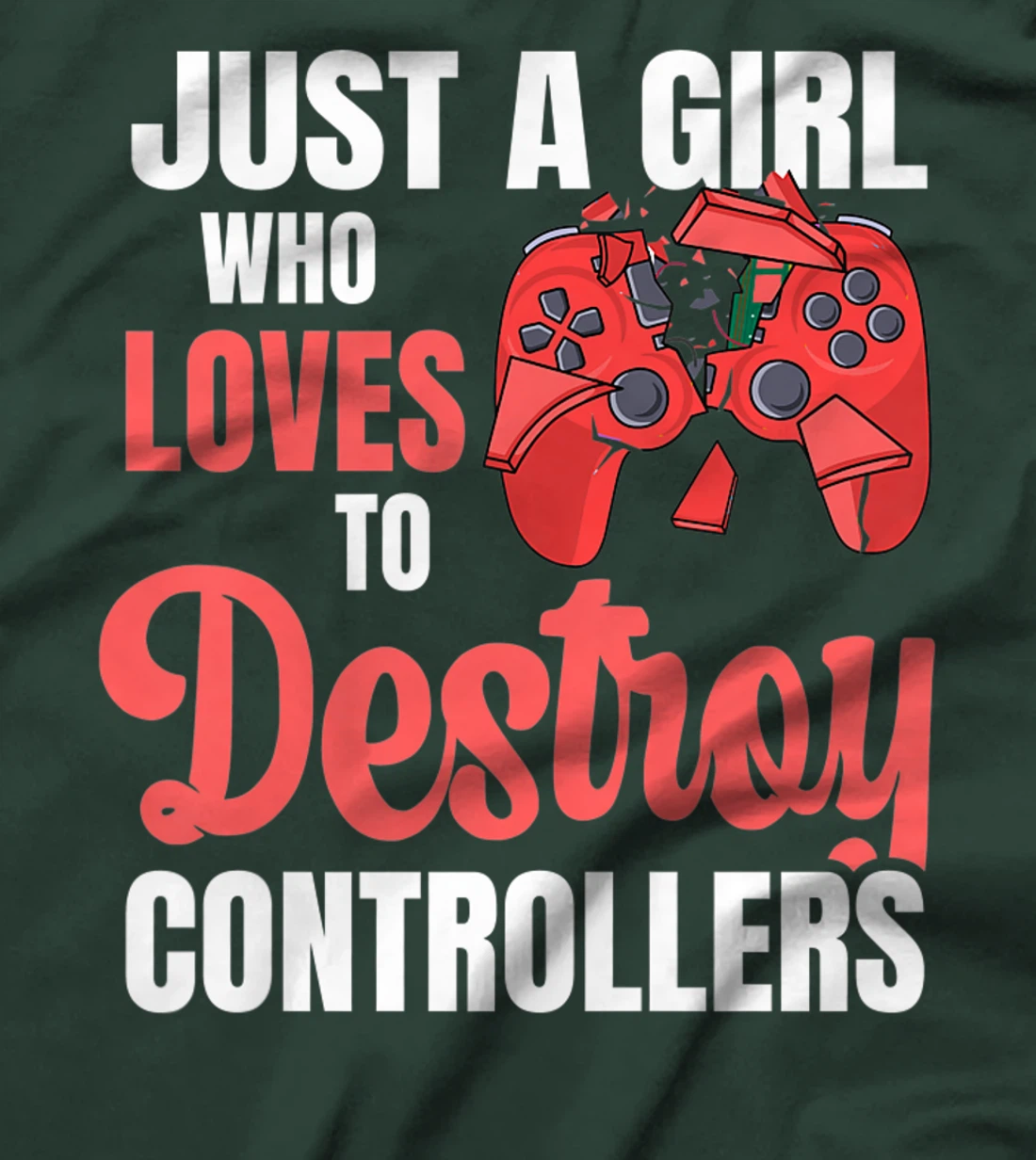Video Games Design for a Controller Nerd Girl T-Shirt, Women T-Shirt