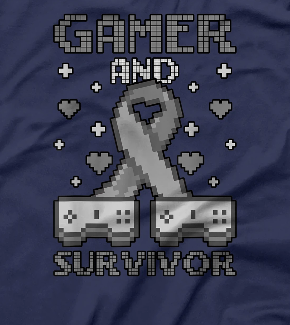 Skin Cancer Awareness Gamer And Survivor T-Shirt, Women T-Shirt