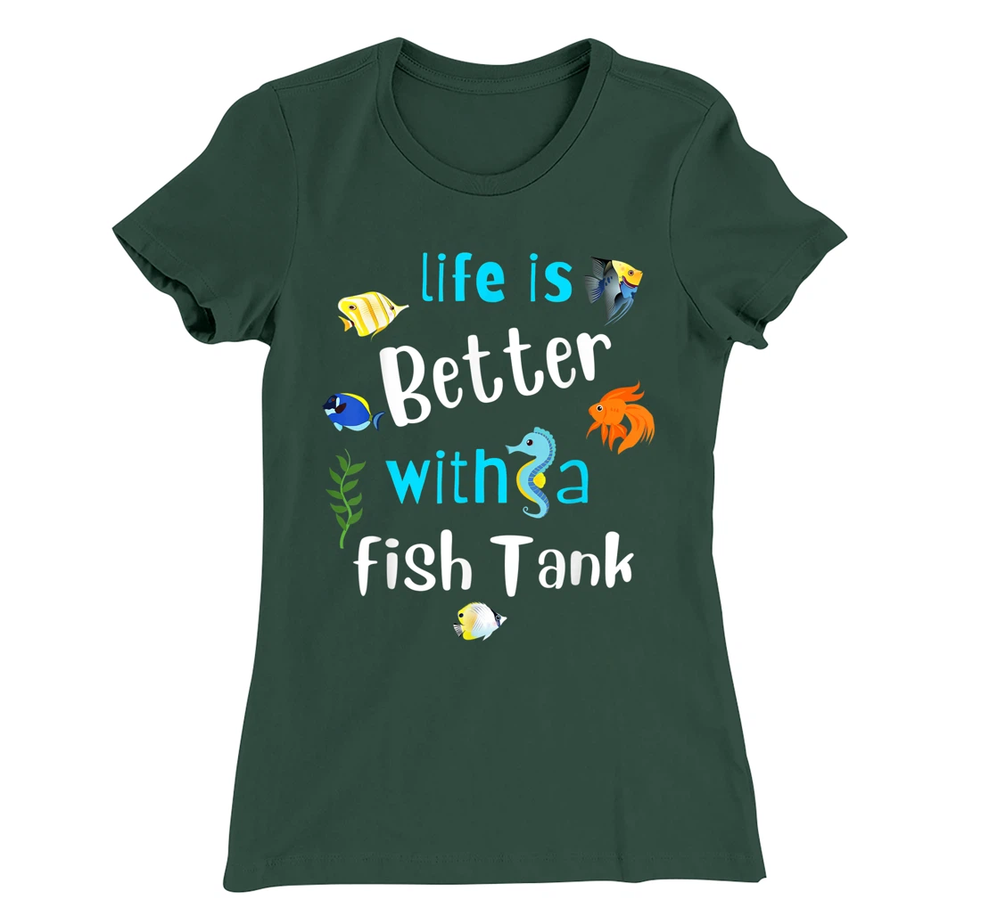 Saltwater Aquarium Life Is Better With A Fish Tank T-Shirt, Kid T-Shirt and Women T-Shirt