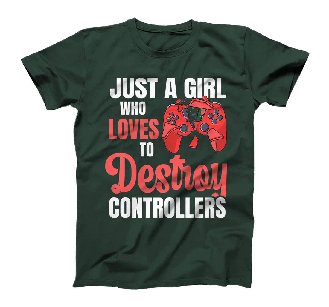 Video Games Design for a Controller Nerd Girl T-Shirt, Women T-Shirt