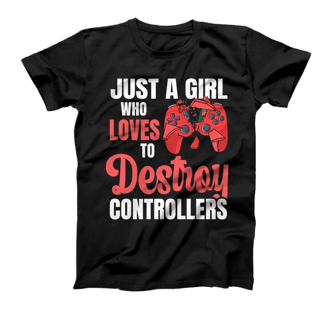Video Games Design for a Controller Nerd Girl T-Shirt, Women T-Shirt