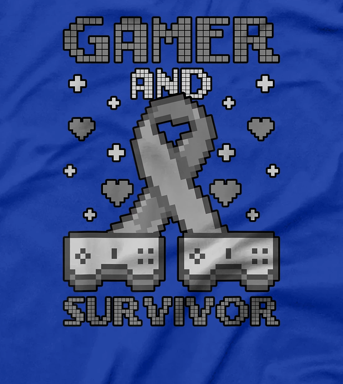 Skin Cancer Awareness Gamer And Survivor T-Shirt, Women T-Shirt