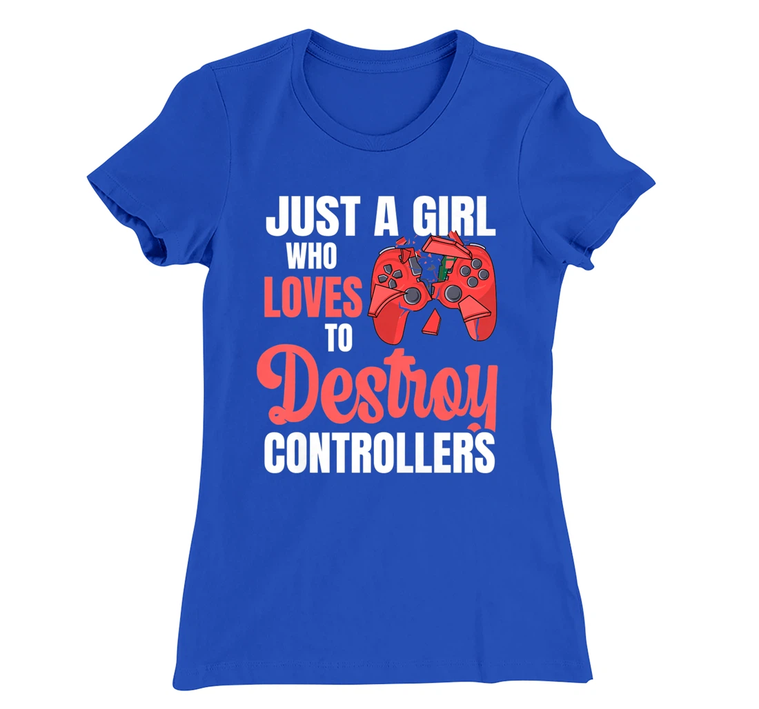 Video Games Design for a Controller Nerd Girl T-Shirt, Women T-Shirt