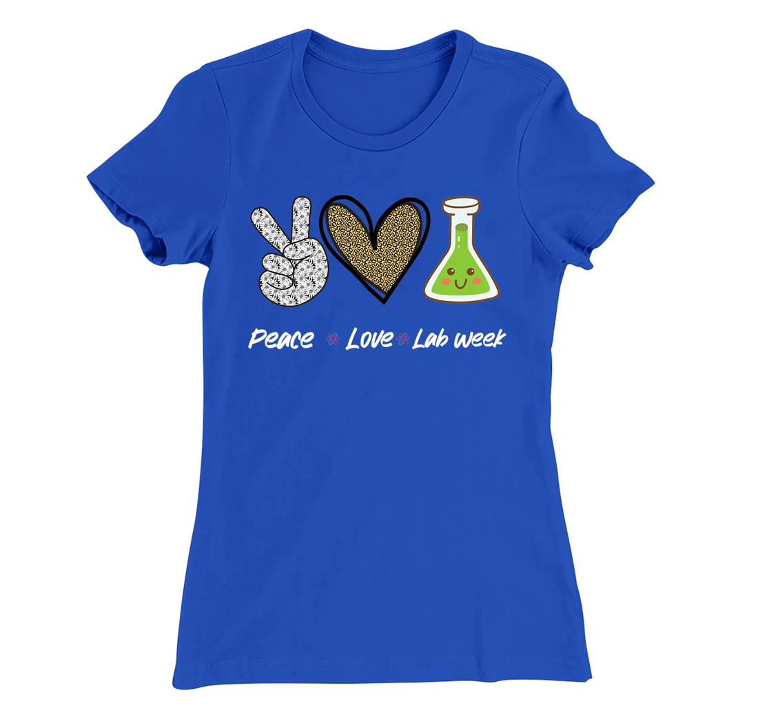 Peach Love Lab Week 2022 Laboratory Tech Technologist T-Shirt, Kid T-Shirt and Women T-Shirt