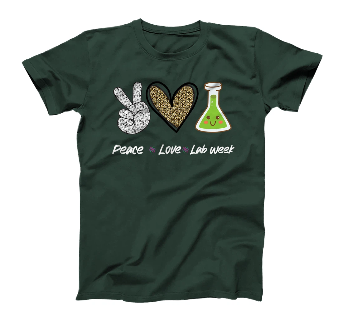Peach Love Lab Week 2022 Laboratory Tech Technologist T-Shirt, Kid T-Shirt and Women T-Shirt