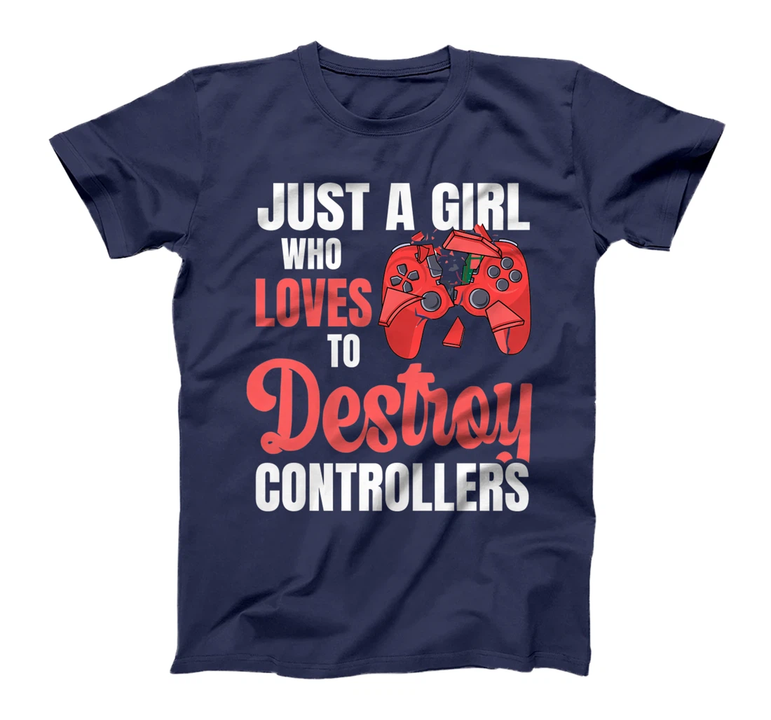 Video Games Design for a Controller Nerd Girl T-Shirt, Women T-Shirt