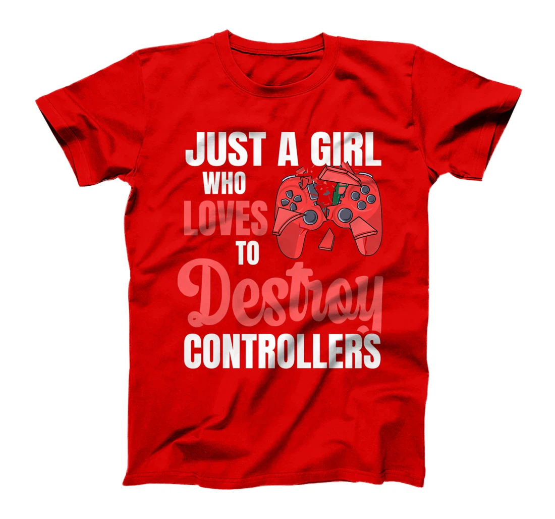 Video Games Design for a Controller Nerd Girl T-Shirt, Women T-Shirt
