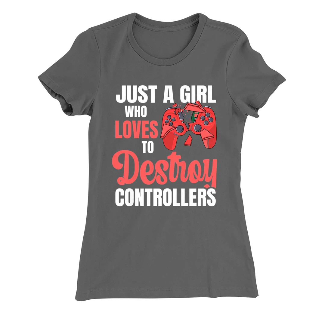 Video Games Design for a Controller Nerd Girl T-Shirt, Women T-Shirt