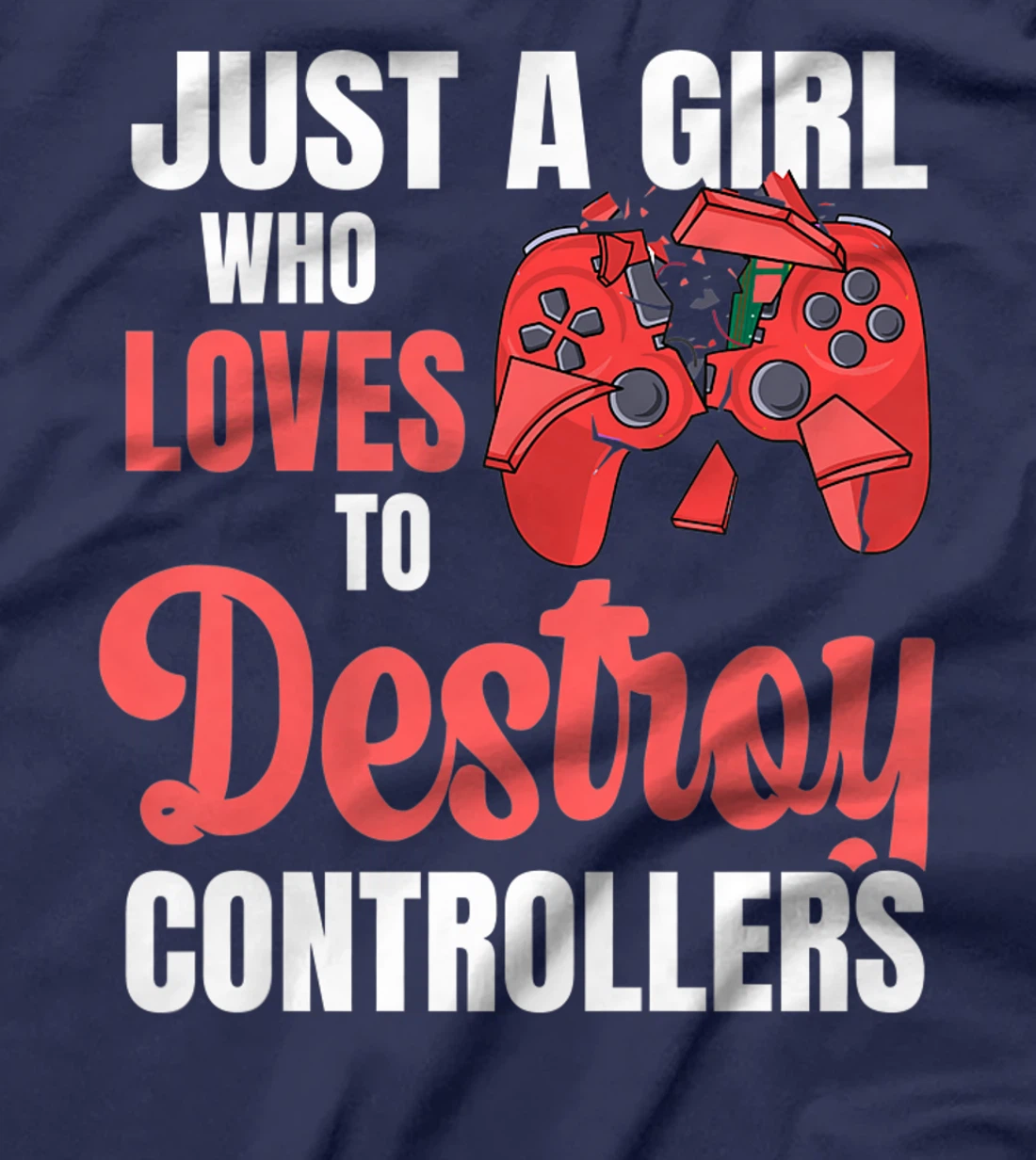 Video Games Design for a Controller Nerd Girl T-Shirt, Women T-Shirt