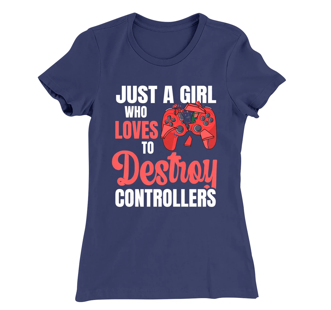 Video Games Design for a Controller Nerd Girl T-Shirt, Women T-Shirt