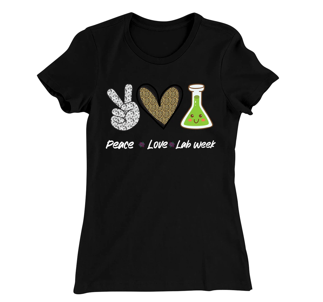 Peach Love Lab Week 2022 Laboratory Tech Technologist T-Shirt, Kid T-Shirt and Women T-Shirt