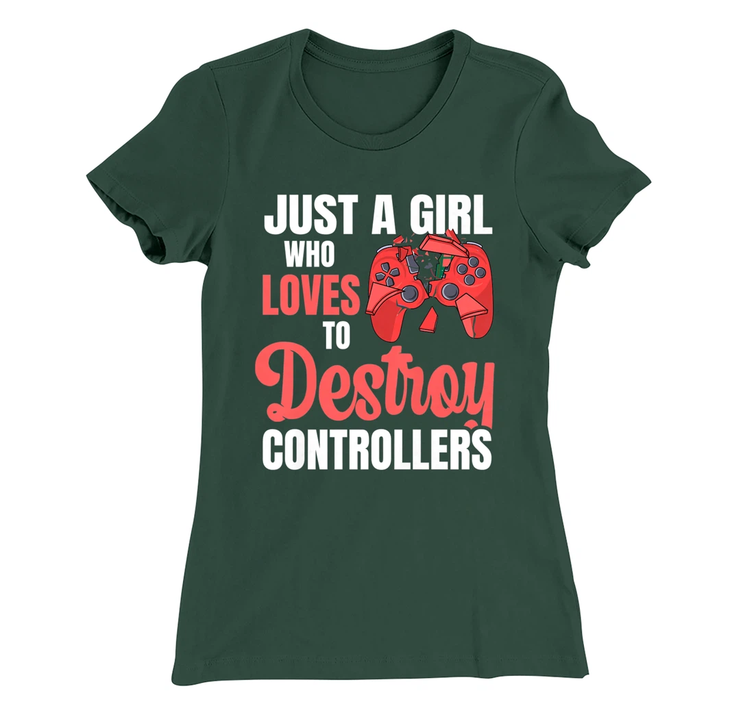 Video Games Design for a Controller Nerd Girl T-Shirt, Women T-Shirt
