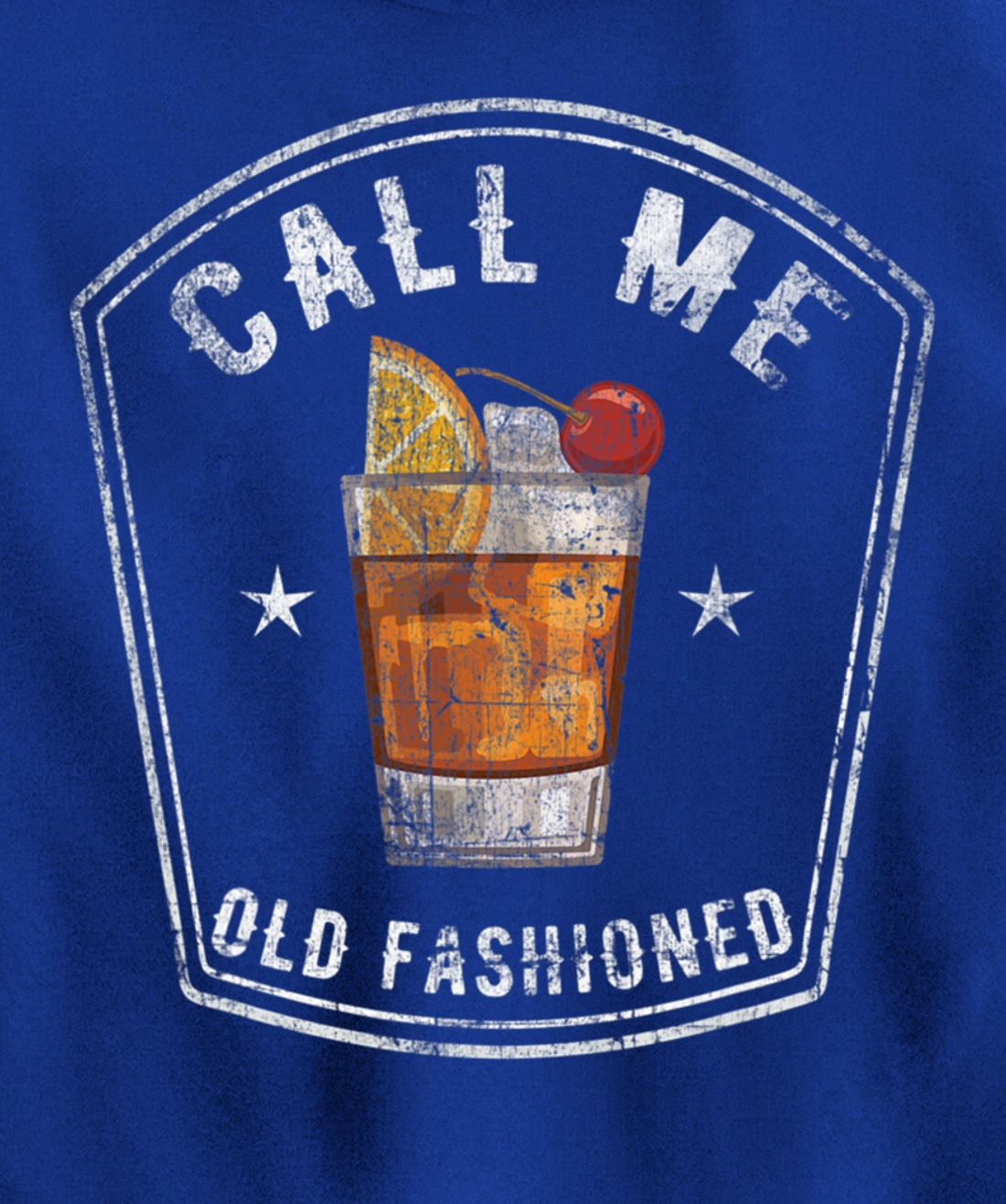 Vintage Call Me Old Fashioned Whiskey Funny Pullover Hoodie