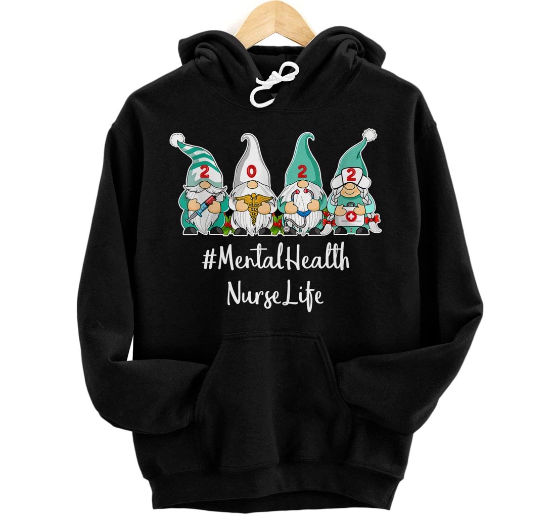 Hello 2022 Nurselife fun Nurse Life 2022 Mental Health Nurse Pullover Hoodie
