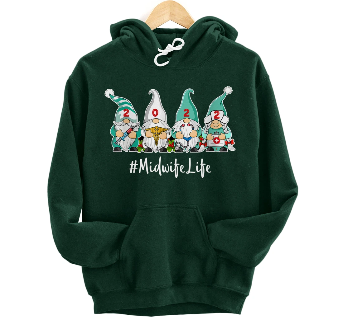 Hello 2022 Nurselife Nurse Life New YEAR MOMMY 2022 Midwife Pullover Hoodie