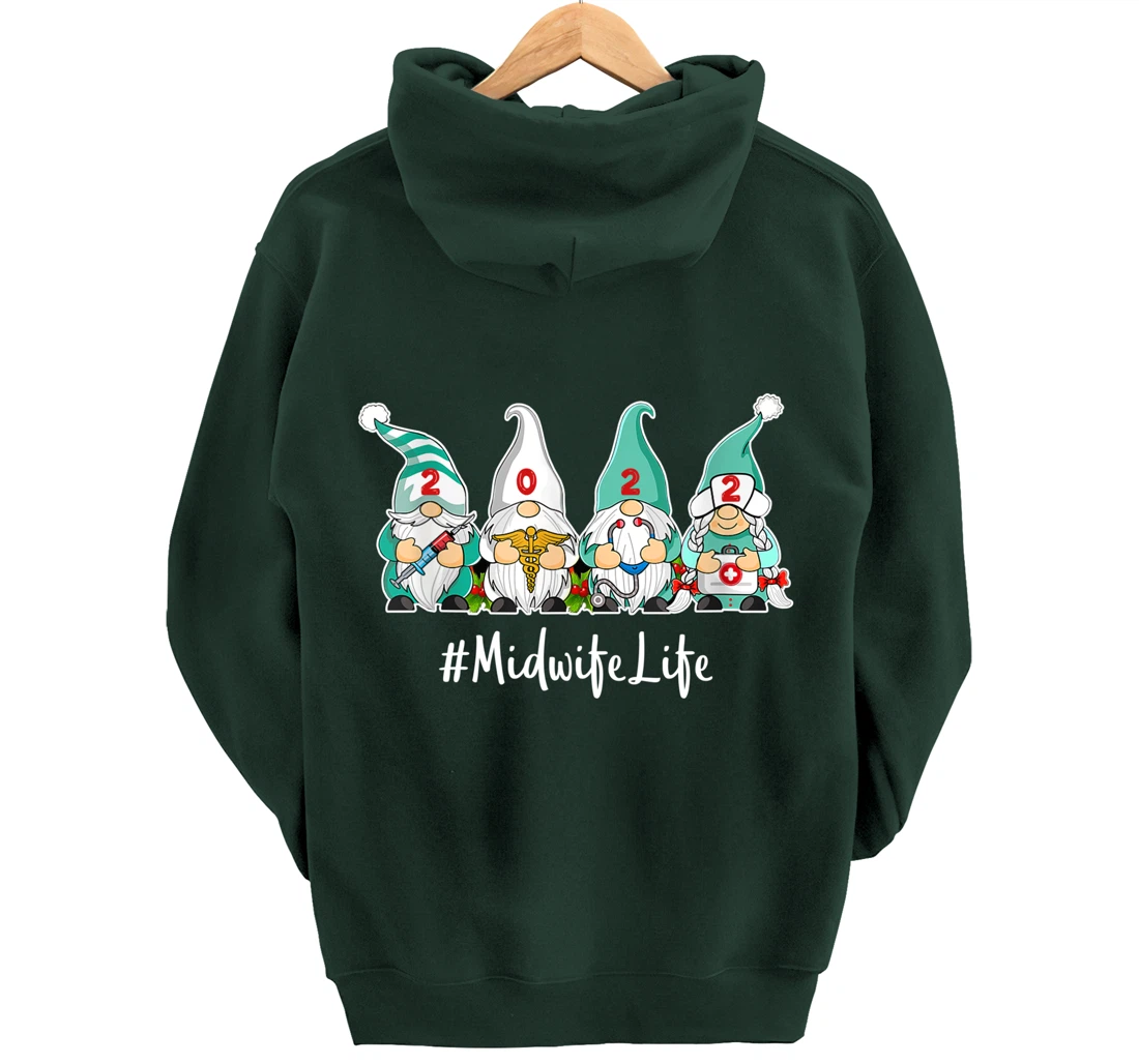 Hello 2022 Nurselife Nurse Life New YEAR MOMMY 2022 Midwife Pullover Hoodie