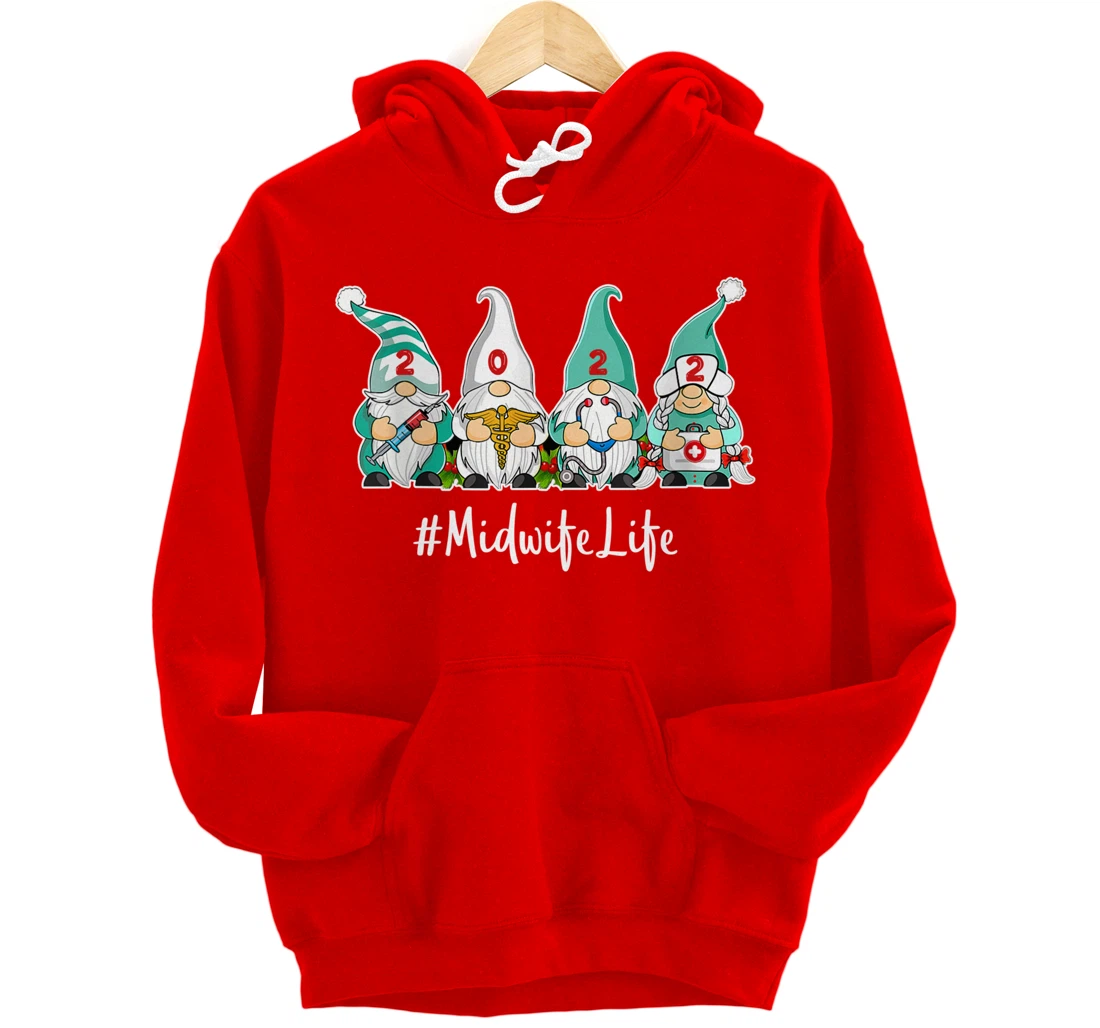 Hello 2022 Nurselife Nurse Life New YEAR MOMMY 2022 Midwife Pullover Hoodie