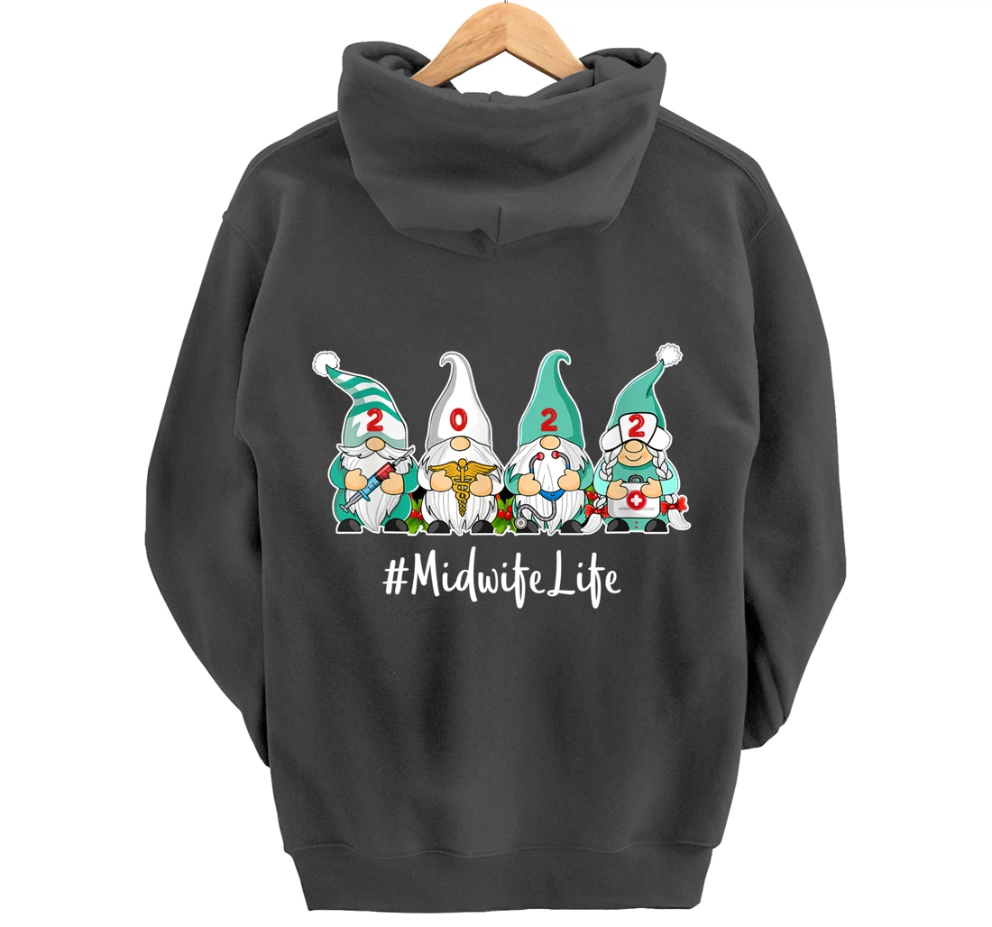 Hello 2022 Nurselife Nurse Life New YEAR MOMMY 2022 Midwife Pullover Hoodie