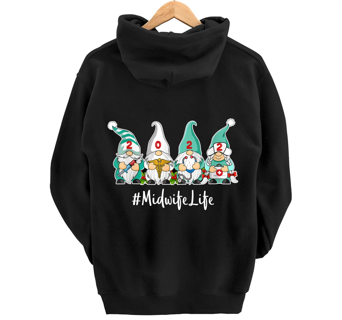 Hello 2022 Nurselife Nurse Life New YEAR MOMMY 2022 Midwife Pullover Hoodie