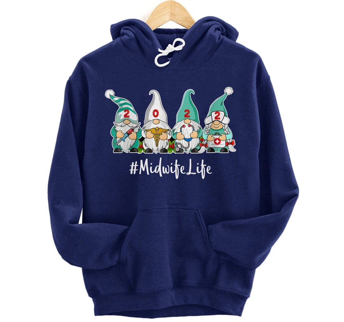 Hello 2022 Nurselife Nurse Life New YEAR MOMMY 2022 Midwife Pullover Hoodie
