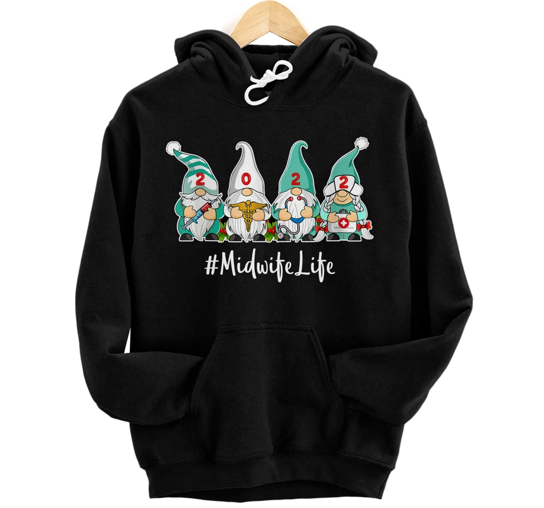 Hello 2022 Nurselife Nurse Life New YEAR MOMMY 2022 Midwife Pullover Hoodie