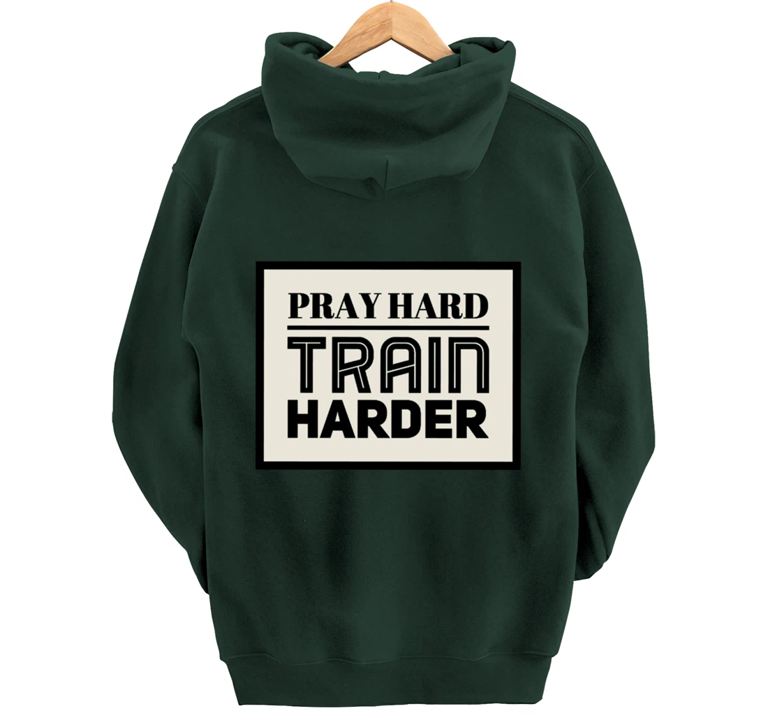 Faith and Fitness New Year Resolution Workout 2022 Pullover Hoodie