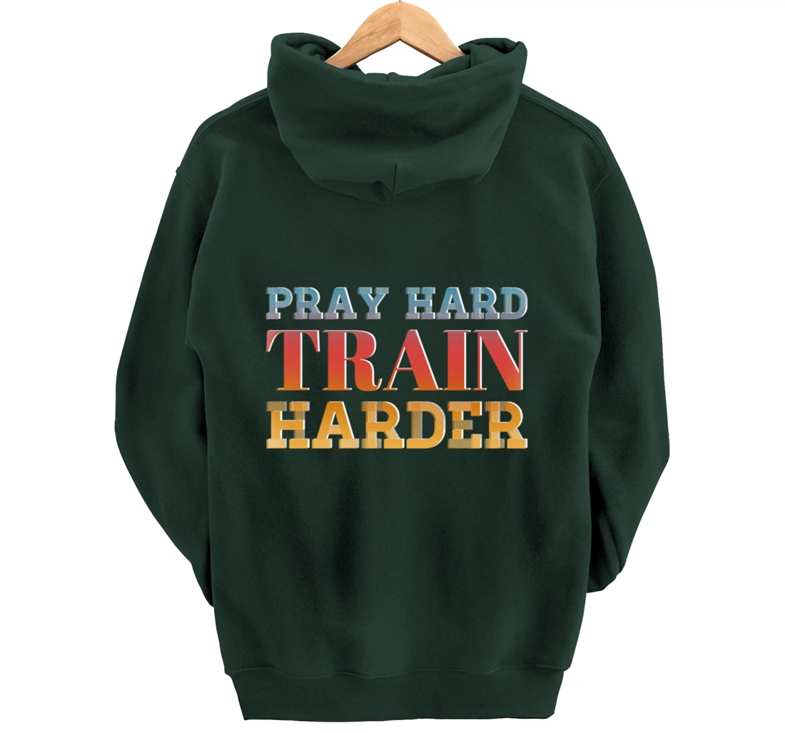 Faith and Fitness New Year Resolution Sports 2022 Pullover Hoodie