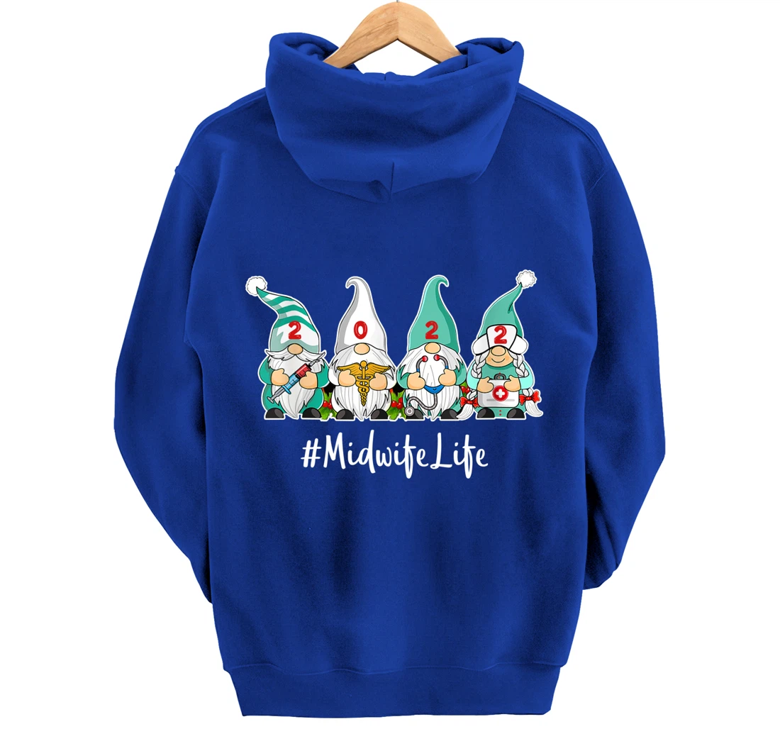 Hello 2022 Nurselife Nurse Life New YEAR MOMMY 2022 Midwife Pullover Hoodie