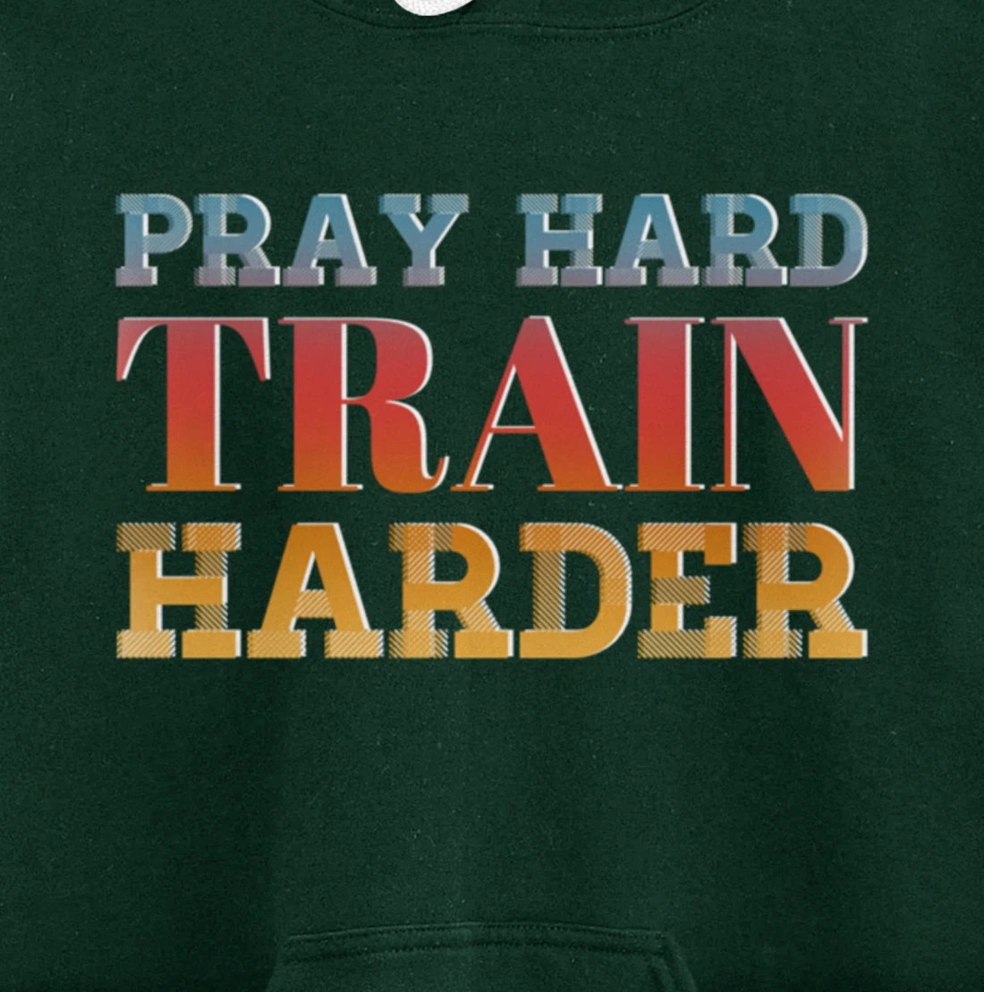 Faith and Fitness New Year Resolution Sports 2022 Pullover Hoodie