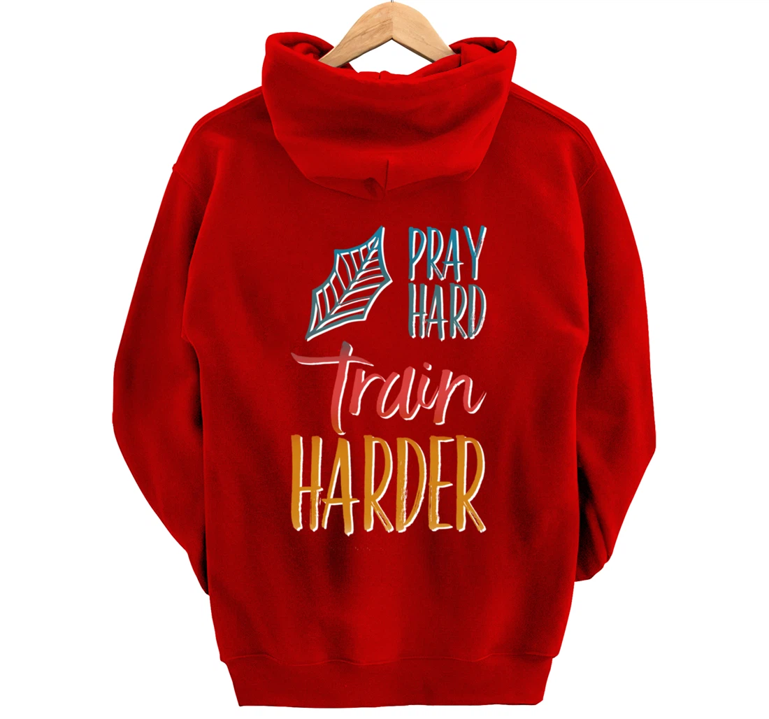 Faith and Fitness New Year Resolution Workout 2022 Pullover Hoodie